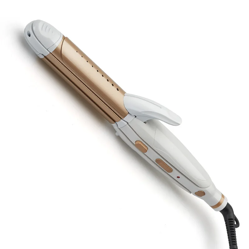 
Dual Voltage Adjustable Temperature Setting 3 in 1 Hair Straightener And Curling Iron 