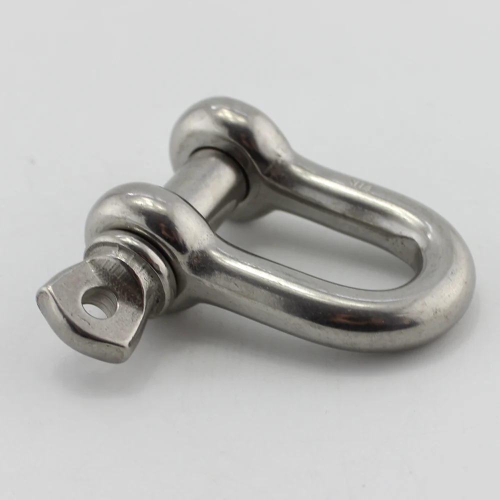 High Quality SS304/316 Captive Screw Pin US Type D Shackle