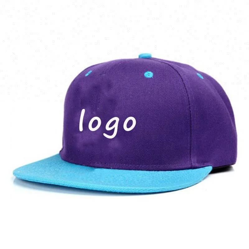 
Wholesale Customized Embroidered Purple Kids Funny Snapback Hats 