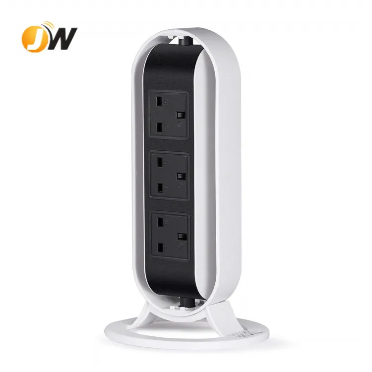  JW601 вертикальный Удлинительный шнур-5 розеток 2 USB-порта для зарядки поворотный