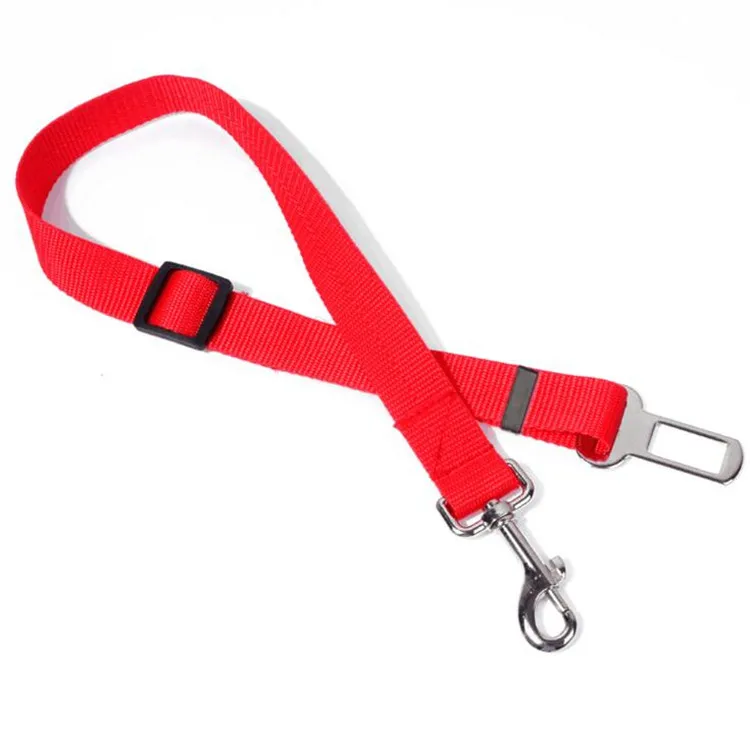 Dog Safety Vehicle Car Seatbelt  Adjustable Multi-colors Nylon Pet Dog Seat Belt Leash