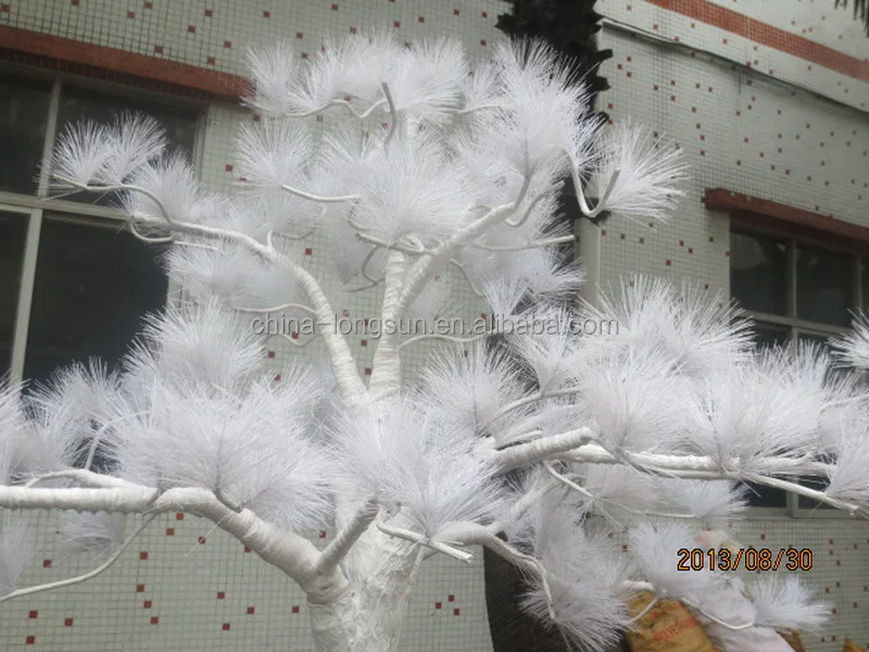 costom высокая подражали сад декоративные стекловолокна магистральные белый цвет искусственный сосна