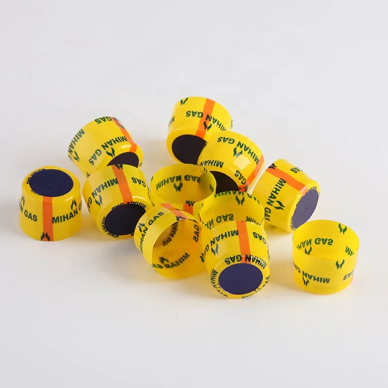 Liquefied gas valve shrink seal