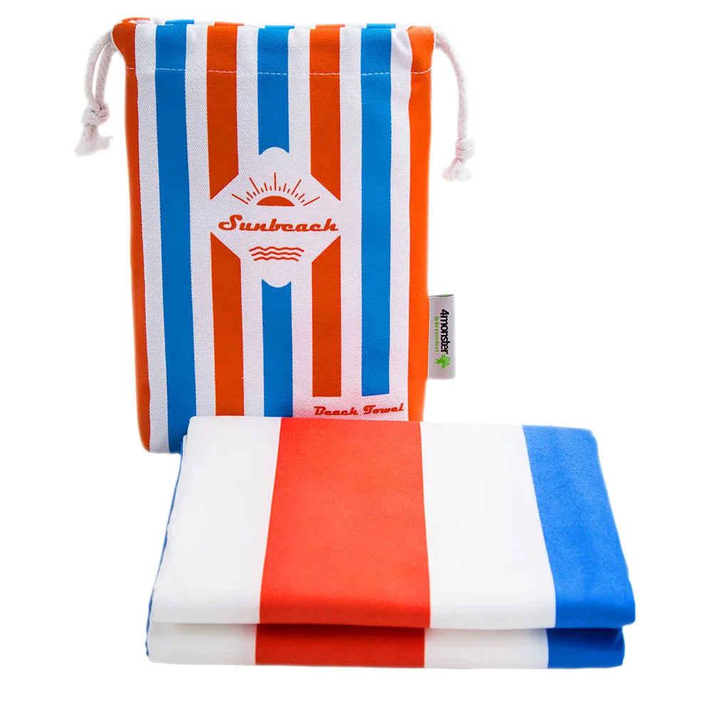 
Printing custom logo microfiber sand free beach towel 