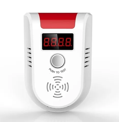 акусто- оптический голос запорным клапаном газа детектор газа сжиженного газа сигнализации со встроенным- в сирены