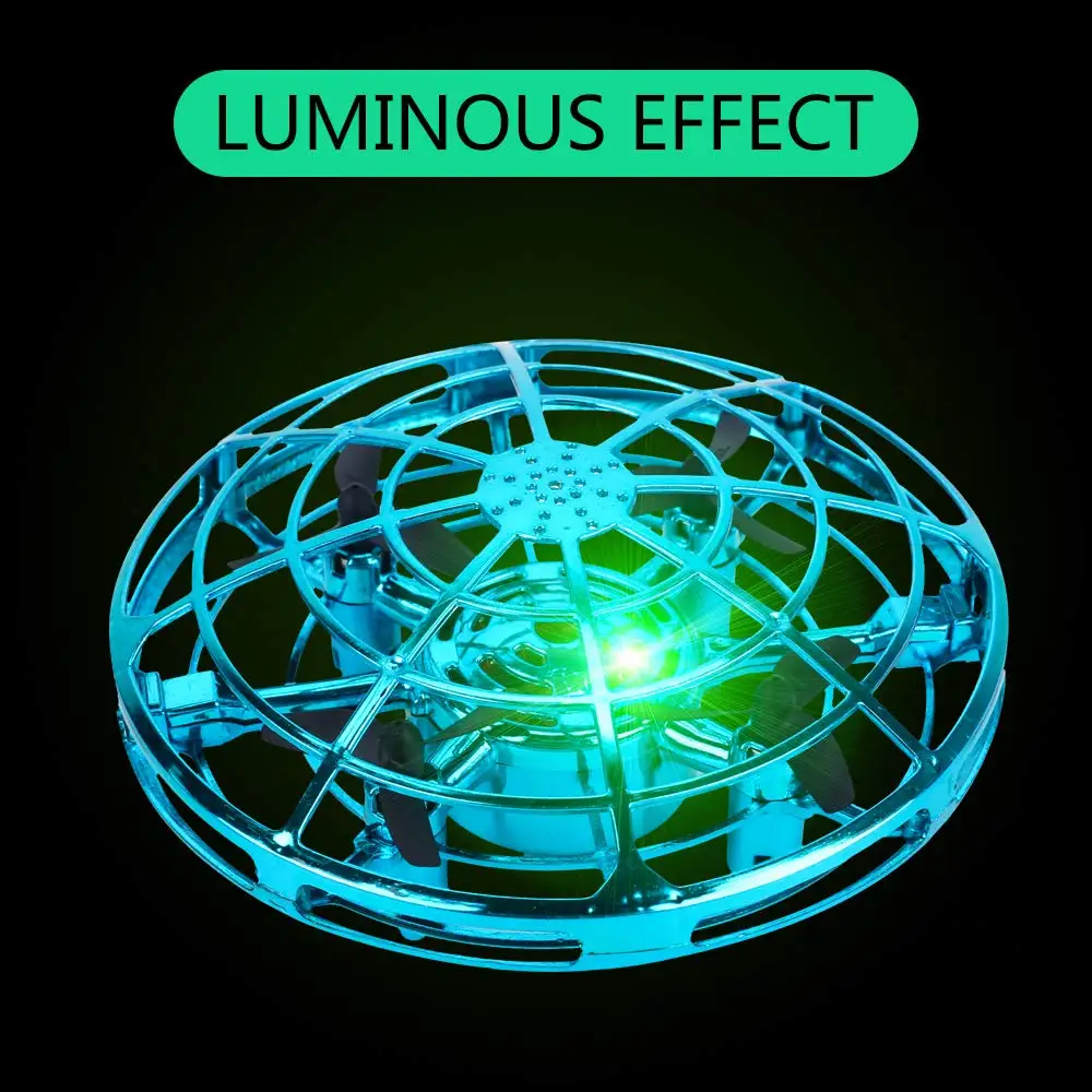 UFO Flying Ball Toys, Gravity Defying Hand-Controlled Suspension Helicopter Toy, Infrared Induction Interactive Drone