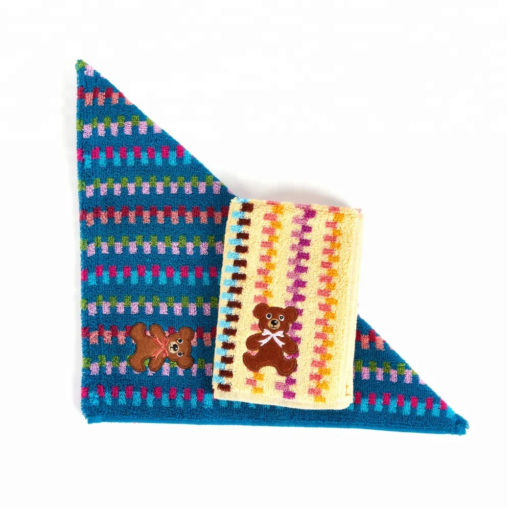 
In Stock china made 100 cotton towels hotel white terry bath towels striped 100% cotton towel 