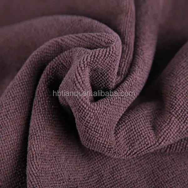 Tianqi best quality 100% microfiber plain colored towel
