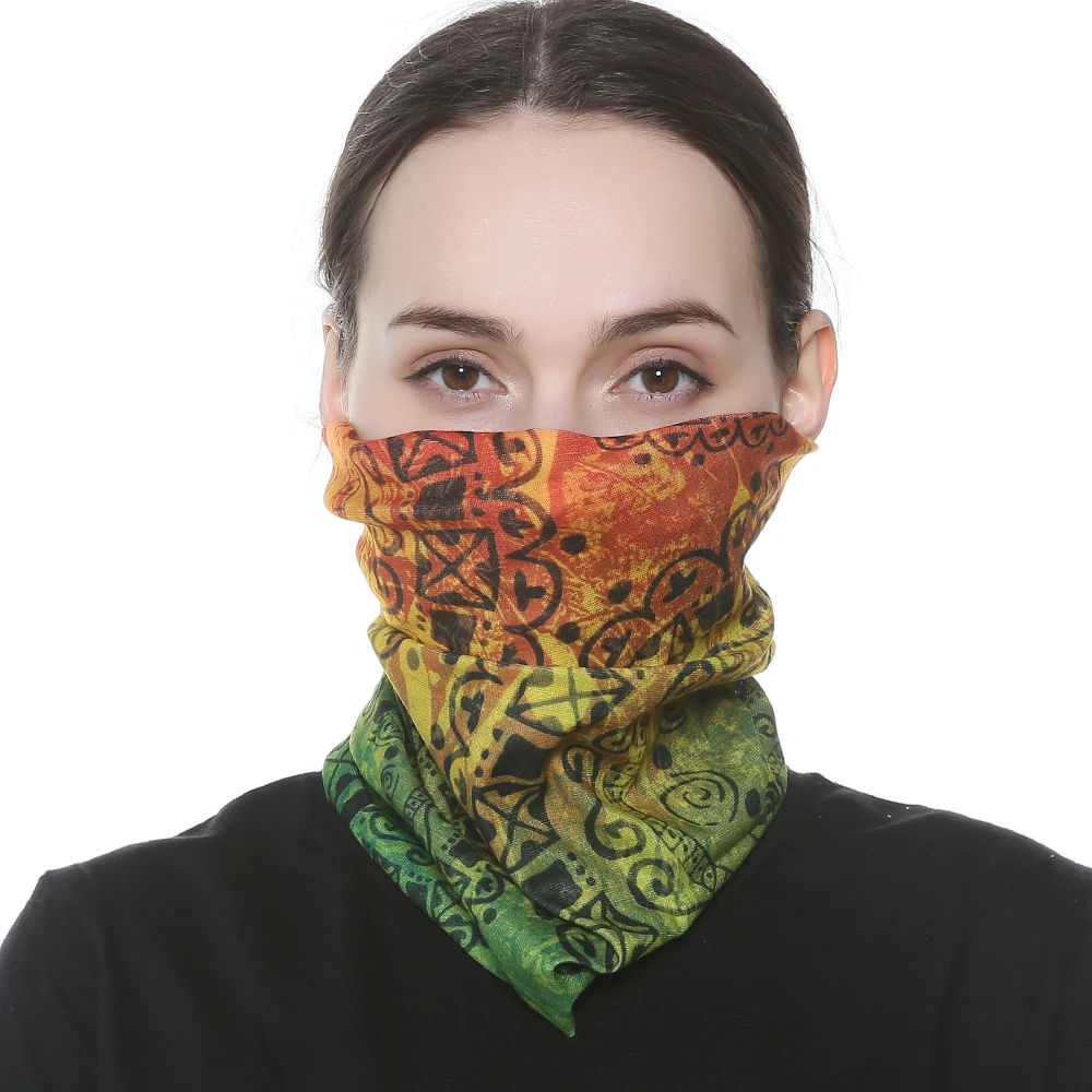 Latest Fashion Winter Outdoor Sports Reversible Polar Fleece Headwear Microfiber Tube Bandanas Magic Neck Warmers