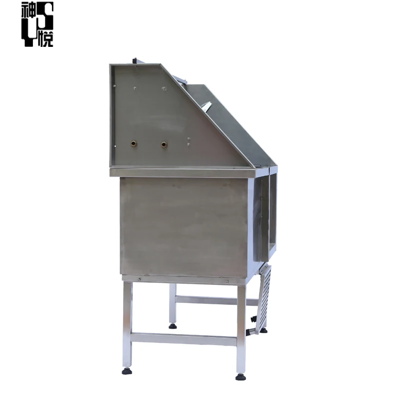 Stainless Steel Adjustable Height Dog Bathtub Dog Shower Tub for Pet Grooming