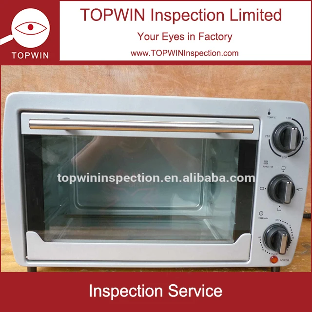 
Mini Oven inspection service for Home Appliances from TOPWIN third party inspection company in china. 