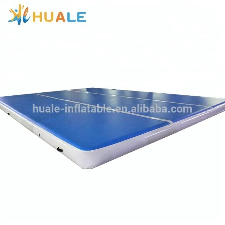 Factory Price Large Airtrack Gym Air Track Tumbling Mat Inflatable Airtrack For Gymnastics Home Use Carbon PVC Sides Gym