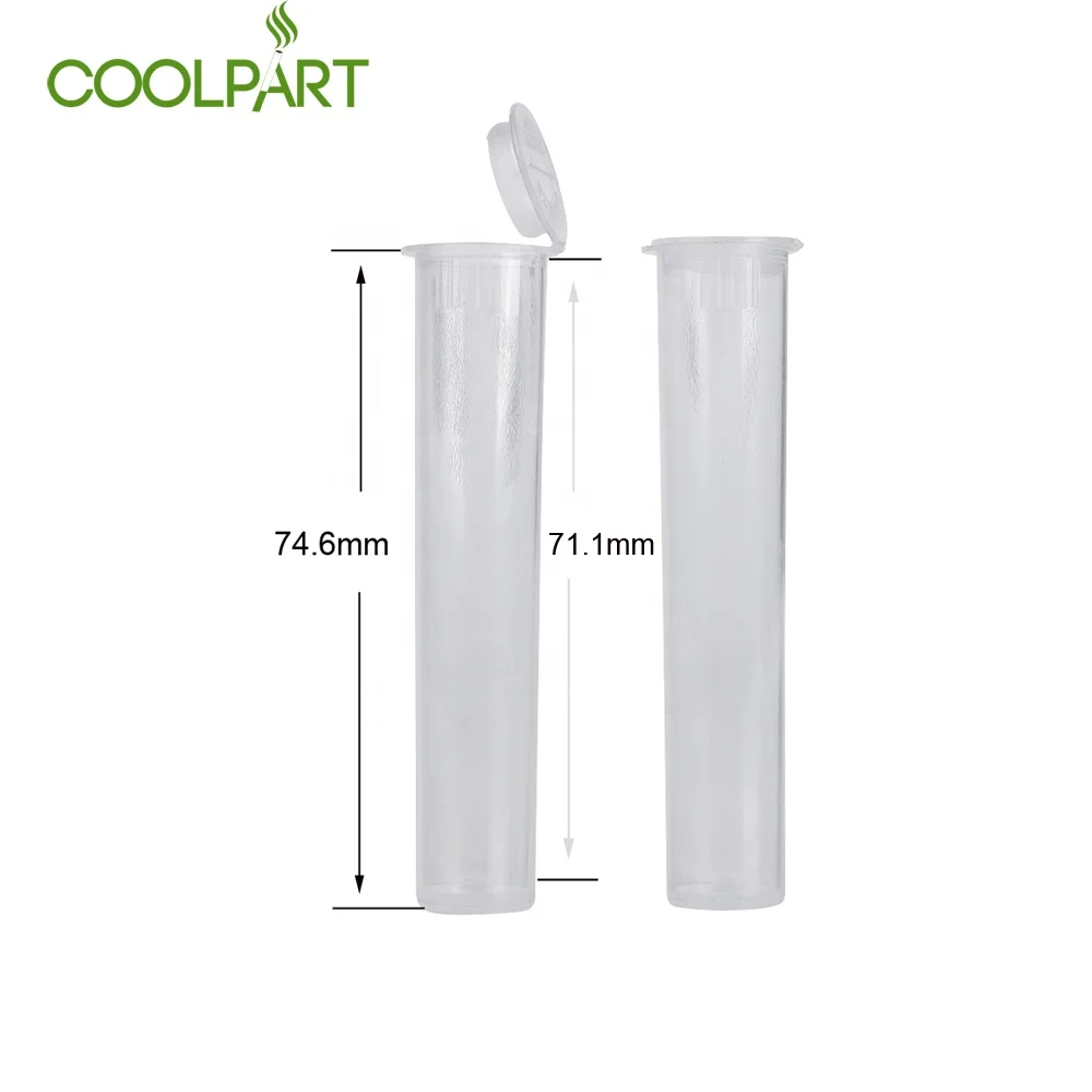 
Instock Pop Top Plastic Tube For Cbd Oil Cartridge Child Resistant Plastic Packaging 