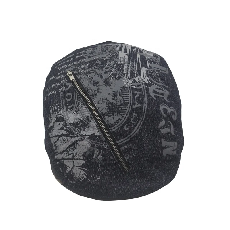 Custom Design High Quality Fashion Ladies Black Lace ivy Cap