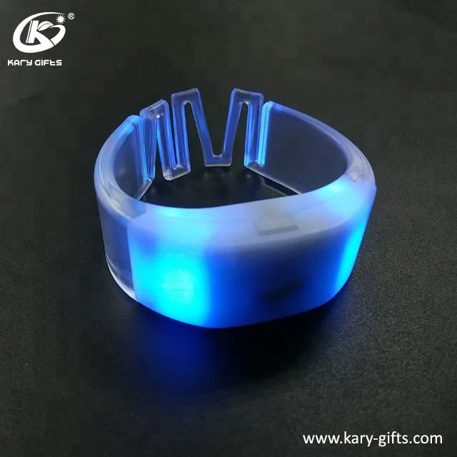 PC Software Flashing DMX Programmable Led Bracelets Radio Control