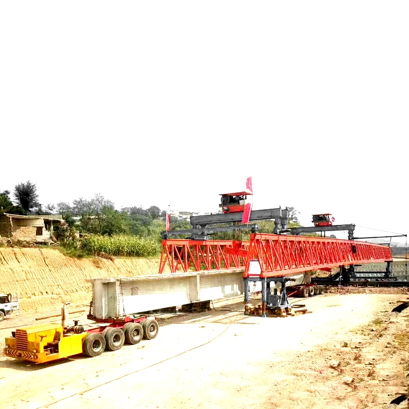 Мост возведения высокий путь Запуска Козлового Крана 100 t