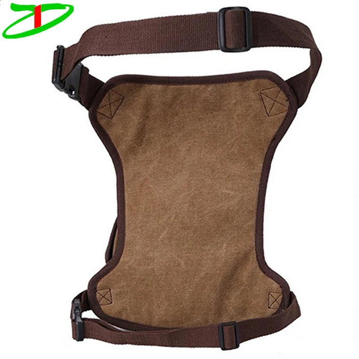Outdoor Bike Multi-Purpose Tactical Canvas Motorcycle Leg Bag, Waist Bags For Men