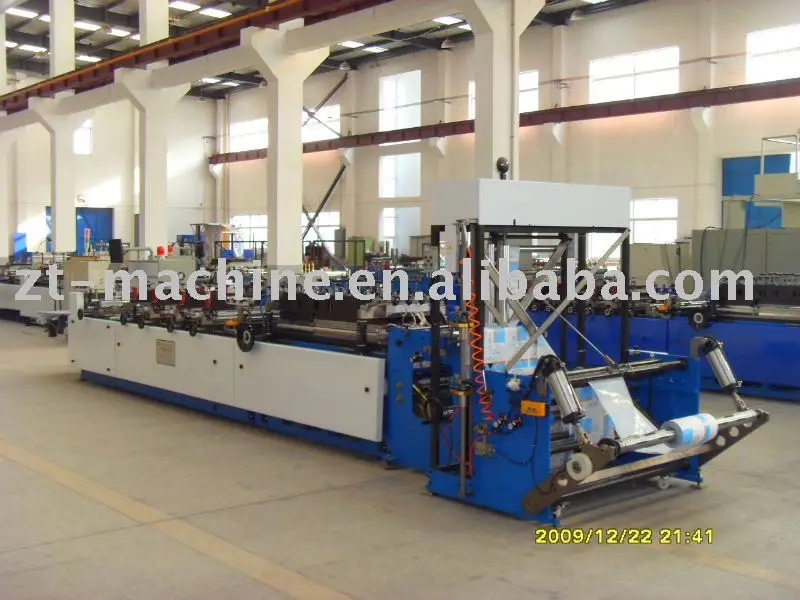 Gsd600-s полиэтиленовая пленка три стороны уплотнение автоматический мешок делая машину