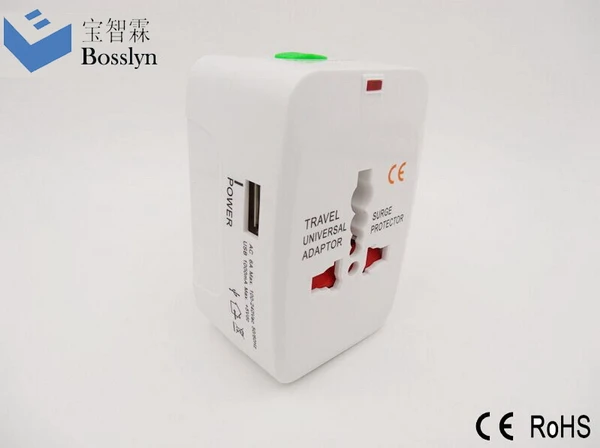 Электронные корпоративные Оптовые подарочные товары по всему миру USB дорожные адаптеры переменного тока вилки