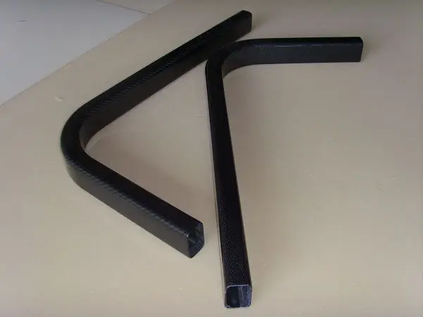 
3K high quality custom carbon fiber curved tube 