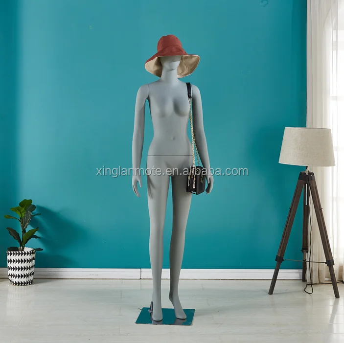 clothes display grey color full body sexy mannequins female at good price