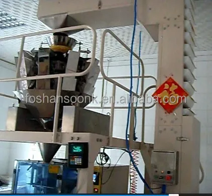 Auger Filler Sesame Street Packing Machine with Four Heads Linear Scale