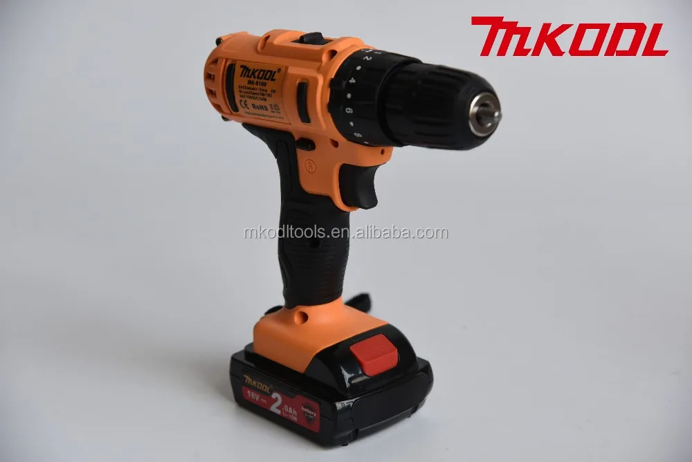 MK8100 cordless drill dewalit impact cordless drill 18V