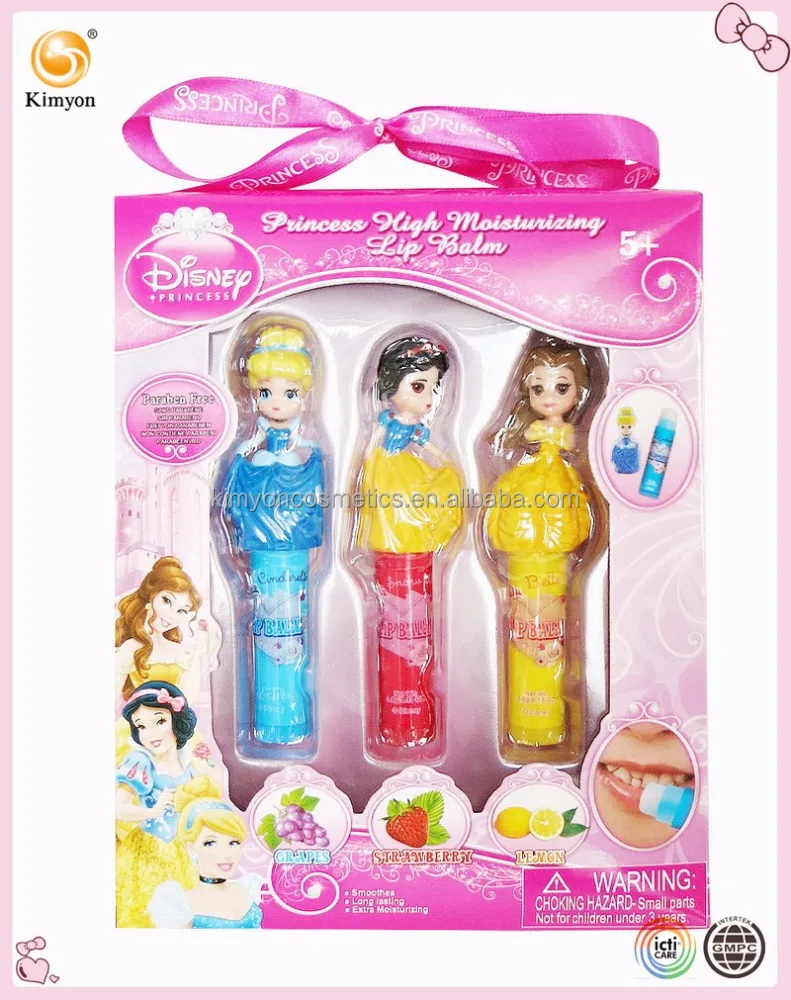 
Disney Princess lip balm and makeup toys gifts birthday popular kids children girls toy Christmas birthday gift 