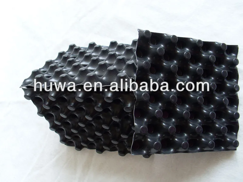 
lightweight building construction materials plastic board membrane cavity green roof drainage sheet 