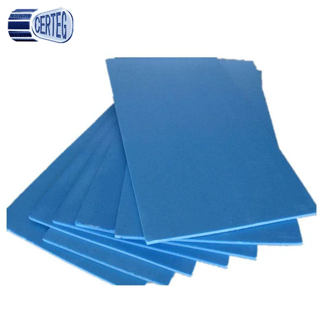 
10mm XPS Styrofoam insulation with different colors blue yellow white 
