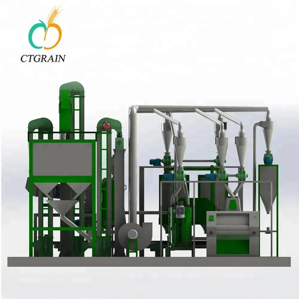 Мелкогабаритный Коммерческий Завод по производству кукурузной муки