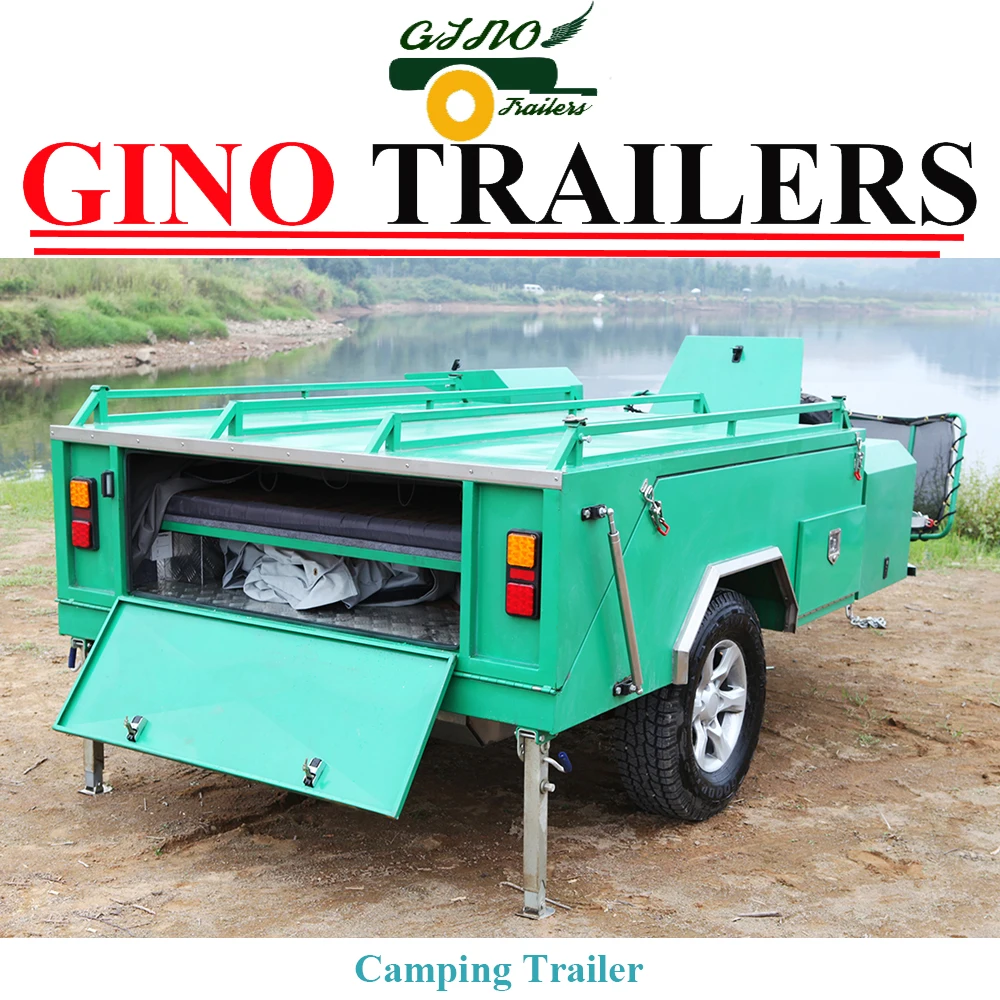 
4x4 soft floor atv tent trailer for camping 