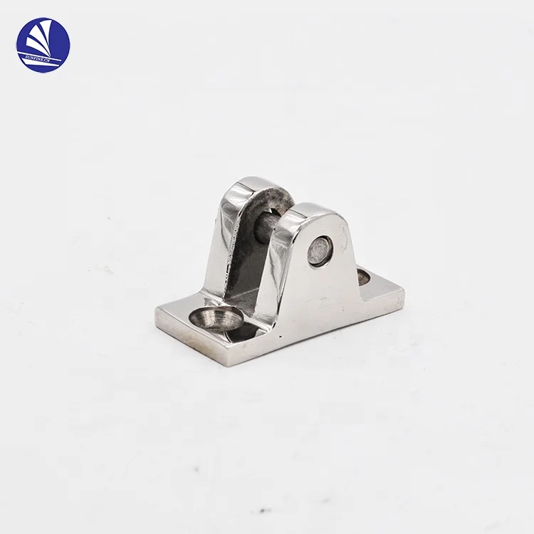 Hot Sales! Marine Boat Yacht Hardware Stainless Steel Heavy Deck Hinge Base  Top Slide quick release pins for boat bimini top