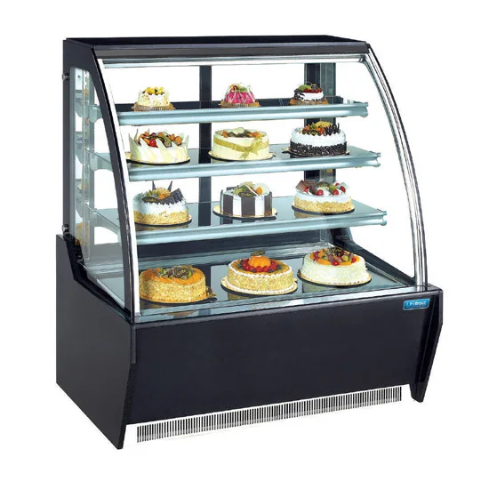 Special Rotating Cake Display Mini Cake Showcase / Bakery Display Stand