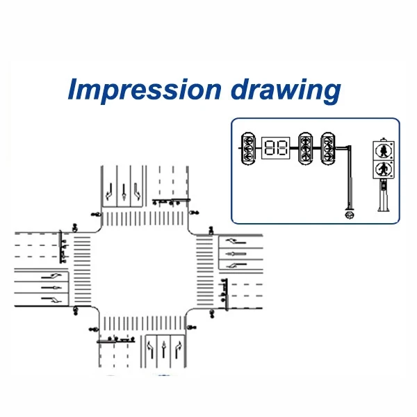 led traffic signals light mini size and low cost traffic lights 100mm