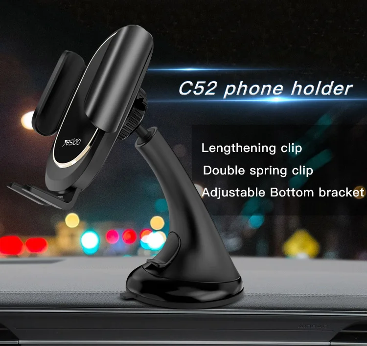 New Arrival 360 Angle Adjustable Car Phone Stand 4-7 Inch Car Mobile Phone Holder