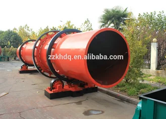 High quality small industrial wood chips rotary drum dryer and sawdust drying equipment with good price