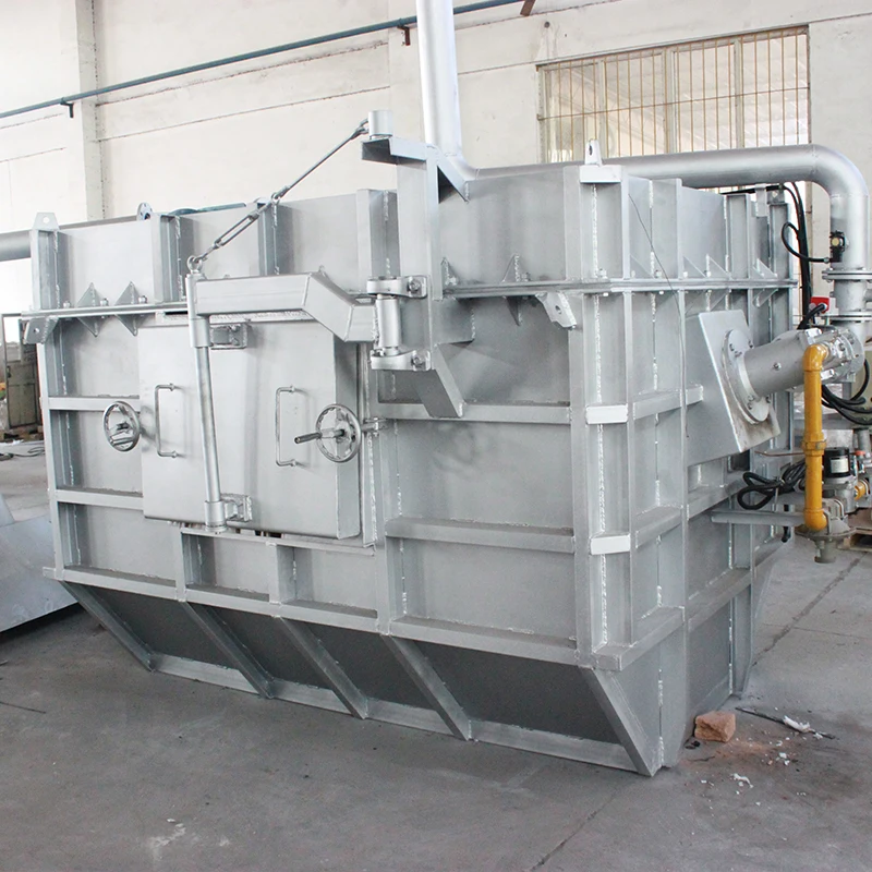 Hot-selling Large-Capacity Tilting Concentrated Melting Furnace with Double-Chamber