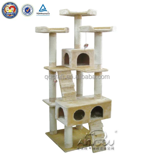 qqpet wholesale cat climbing rope ladder & sisal rope ladders for sale & cat tree climbing ladders