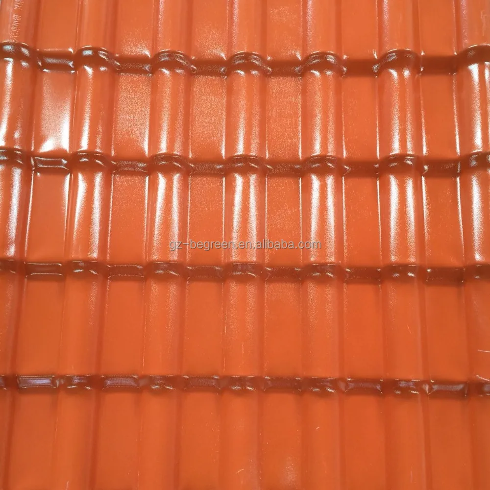 
colorful waterproof PVC roofing tile 