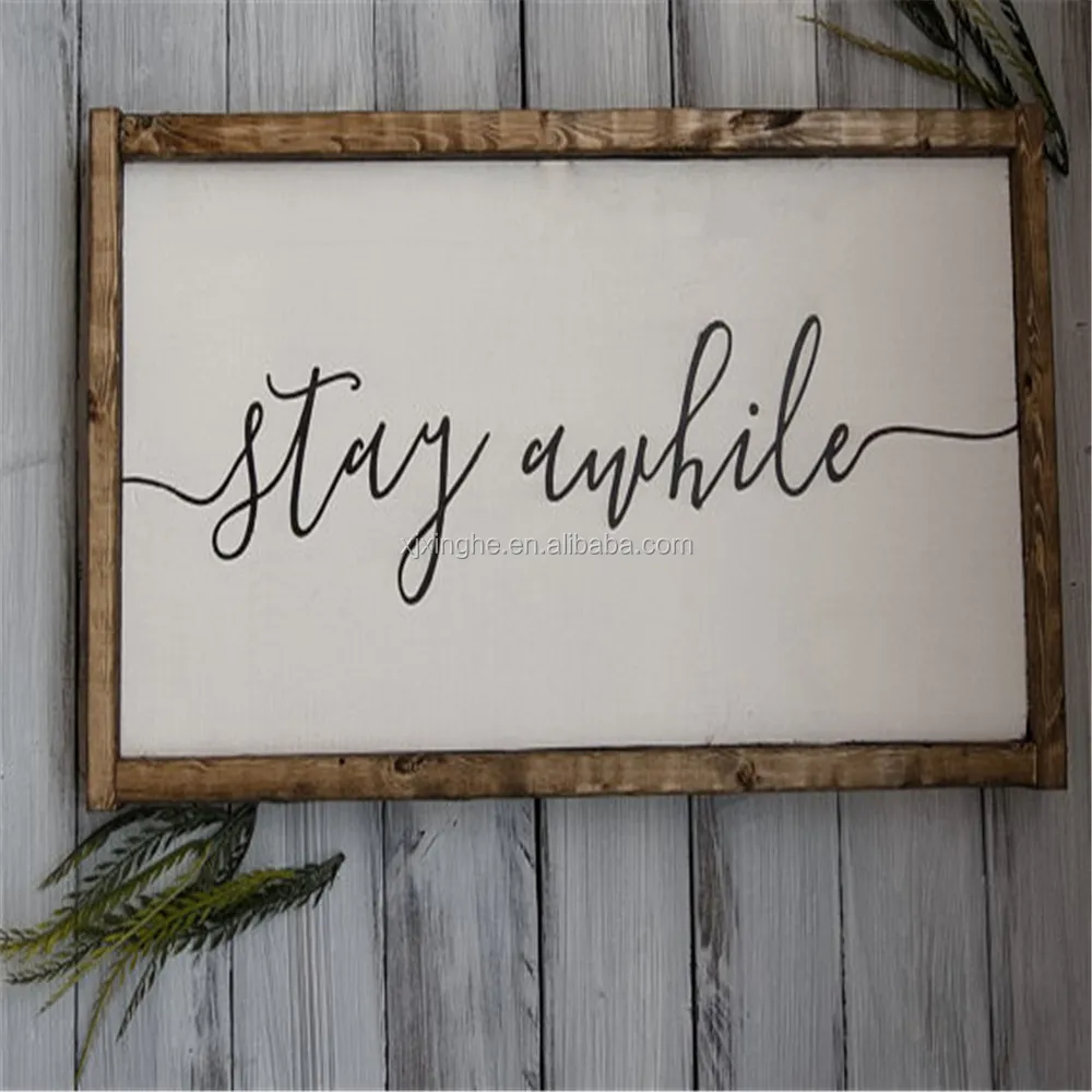 
hand painted Vintage Sign Country wooden sign for Home Decor 