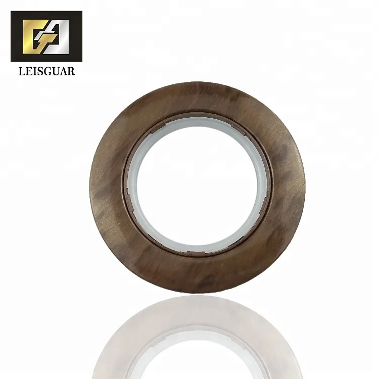 Wooden Decorative Grommet Eyelet Openable Abs Yiwu Accessory Custom Curtain Ring