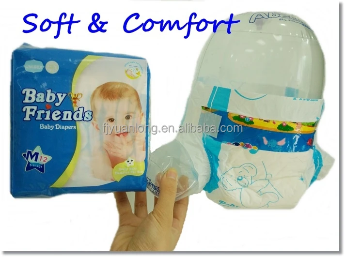Color Printed Design Disposable Lower Price Baby Diapers