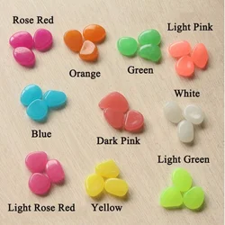 Светящиеся в темноте садовые гальки камень для дорожек двора и декора DIY декоративный гравий светящиеся синие камни 100 шт.