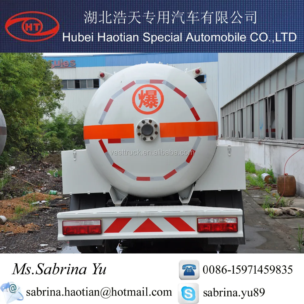 Chinese mini LPG 5ton delivery truck,Liquefied Gas Tanker truck