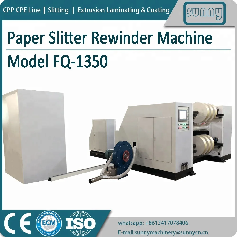 Paper slitter rewinder machine FQ1350
