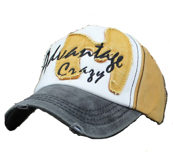 Adjustable Unisex Fashion Blank Vintage Distressed Washed Cotton Baseball Cap Dad Hat wholesale custom embroidery washed dad cap