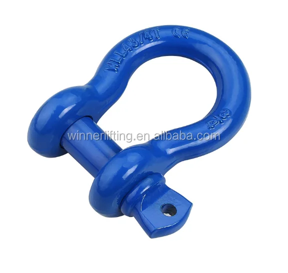 U.S Stainless Steel Screw Pin Bow Shackle
