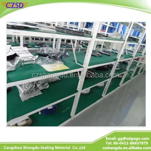 SD Green/Blue/Grey 2 Layers 2mm Thick Anti-static Rubber Sheet / Anti-Static Mat ( ESD Mat )