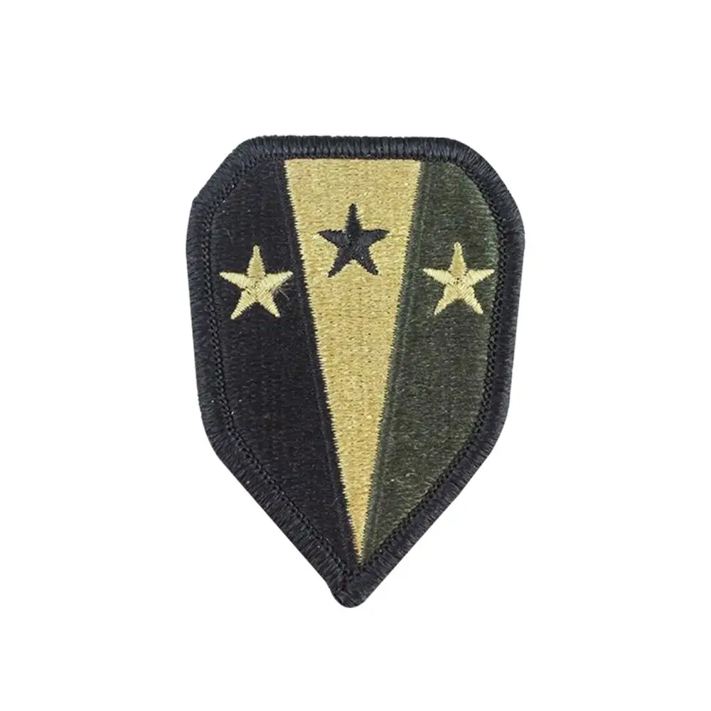 Factory wholesale custom clothing logo embroidery arm patches